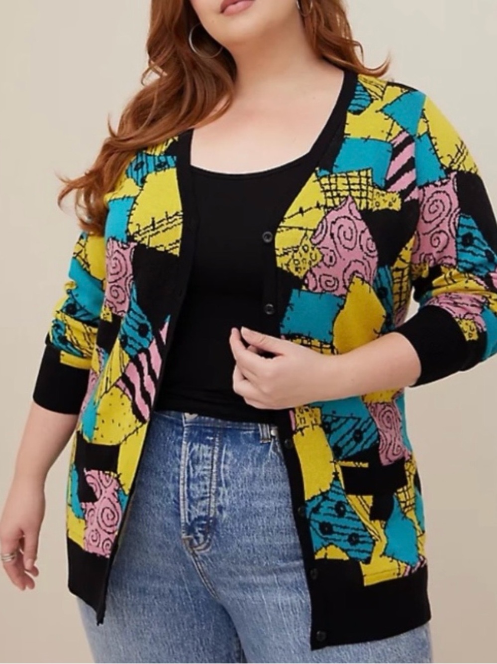 Nightmare Before Christmas Sally Cardigan Size 2